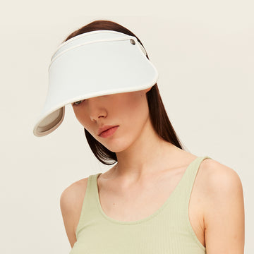 Women's Visor Hat UV Protection Wide Brim Adjustable Face Sheild UPF 50+